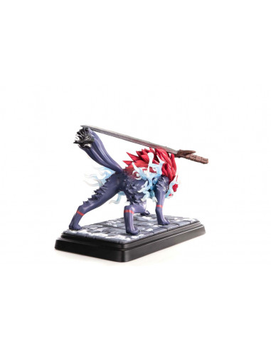OKAMI OKI WOLF FROM RESIN STATUE