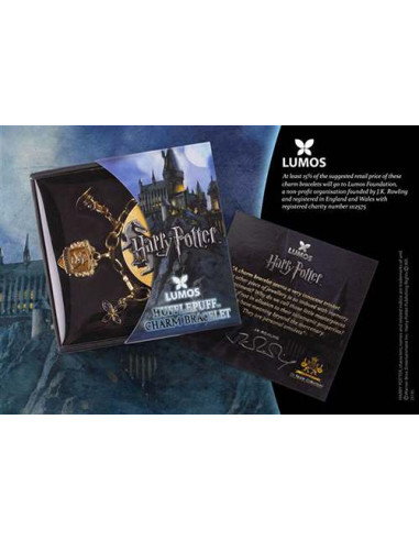 HP LUMOS HUFFLEPUFF CHARM BRACELET 7714