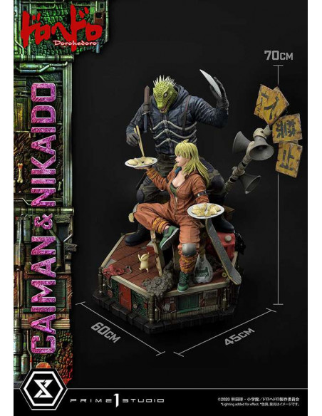 DOROHEDORO CAIMAN & NIKAIDO STATUE