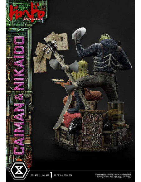 DOROHEDORO CAIMAN & NIKAIDO STATUE