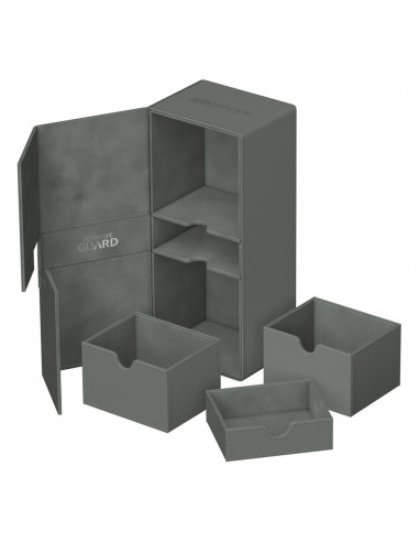 Ultimate Guard Twin Flip'n'Tray 266+ Xenoskin - Grey