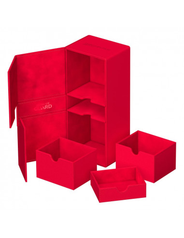 Ultimate Guard Twin Flip'n'Tray 266+ Xenoskin - Red