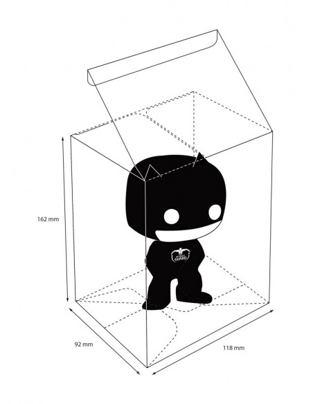 Ultimate Guard Protective Case for Funko POP!™ (40) - Standard