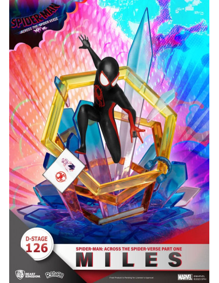 Marvel D-Stage PVC Diorama Spider-Man: Across the Spider-Verse Part One-Miles 15 cm