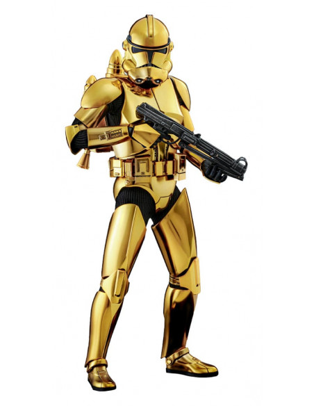 Star Wars Action Figure 1/6 Clone Trooper (Gold Chrome Version) Exclusive 30 cm