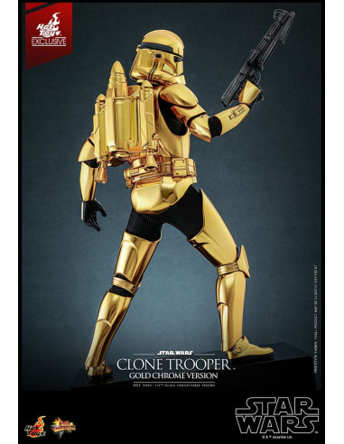Star Wars Action Figure 1/6 Clone Trooper (Gold Chrome Version) Exclusive 30 cm