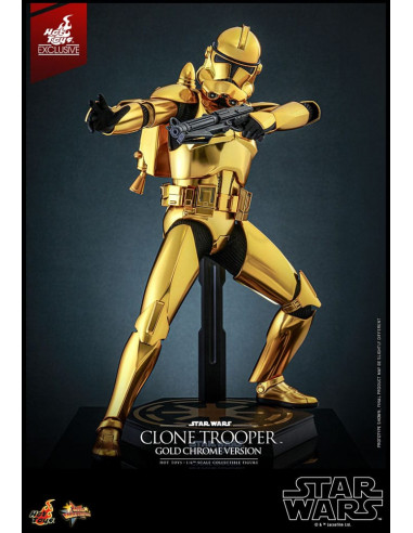 Star Wars Action Figure 1/6 Clone Trooper (Gold Chrome Version) Exclusive 30 cm