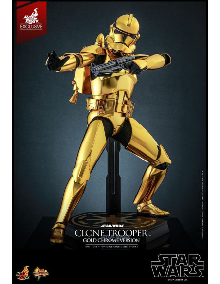 Star Wars Action Figure 1/6 Clone Trooper (Gold Chrome Version) Exclusive 30 cm