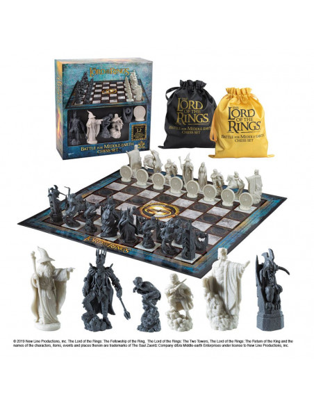 Lord of the Rings Chess Set Battle for Middle Earth