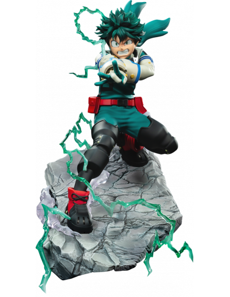 My Hero Academia Izuku Midoriya Tsume Ikigai Statue in Brown Box Available Now