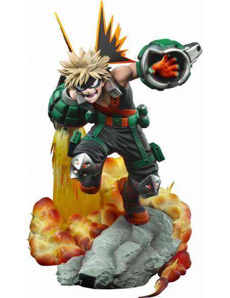 My Hero Academia Katsuki Bakugo Tsume Ikigai Statue in Brown Box Available Now