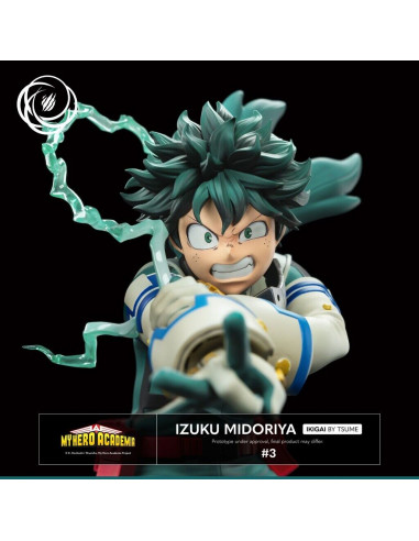 My Hero Academia Izuku Midoriya Tsume Ikigai Statue in Brown Box Available Now