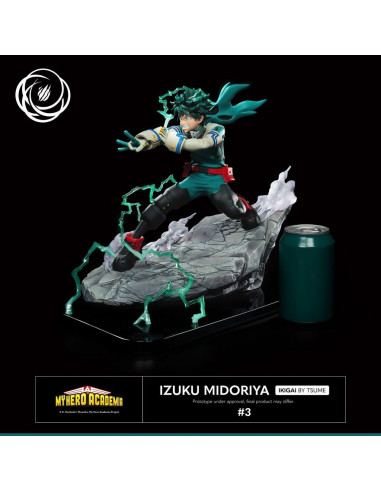 My Hero Academia Izuku Midoriya Tsume Ikigai Statue in Brown Box Available Now