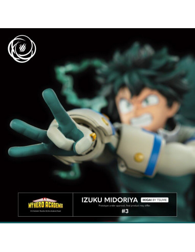 My Hero Academia Izuku Midoriya Tsume Ikigai Statue in Brown Box Available Now
