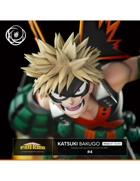 My Hero Academia Katsuki Bakugo Tsume Ikigai Statue in Brown Box Available Now
