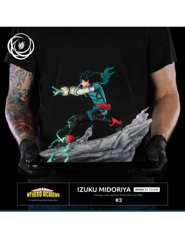 My Hero Academia Izuku Midoriya Tsume Ikigai Statue in Brown Box Available Now