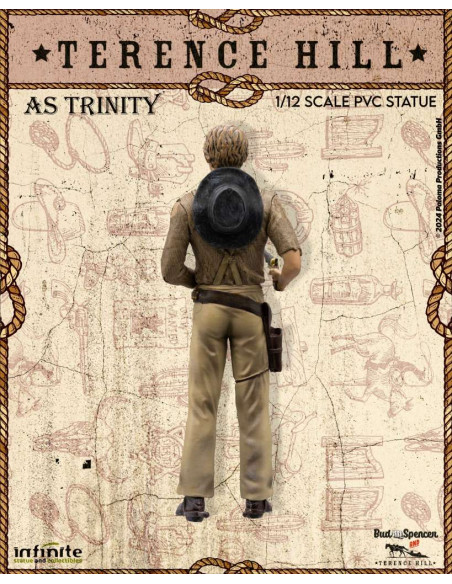 TERENCE HILL AS TRINITY 1/12 PVC STATUE