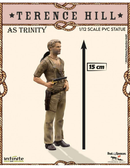 TERENCE HILL AS TRINITY 1/12 PVC STATUE