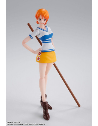One Piece S.H. Figuarts Action Figure Nami Romance Dawn 14 cm