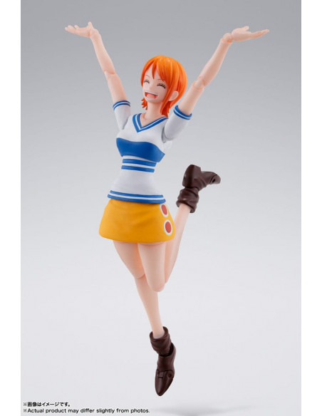 One Piece S.H. Figuarts Action Figure Nami Romance Dawn 14 cm