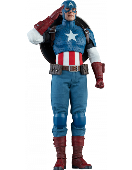 MARVEL Classic Captain America Sixth Scale Action Figure Sideshow Collectibles