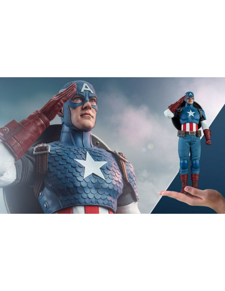 MARVEL Classic Captain America Sixth Scale Action Figure Sideshow Collectibles