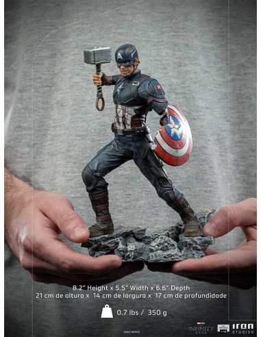 MARVEL Avengers Infinity SagaCaptain America Ultimate 1:10 Iron Studios Sideshow