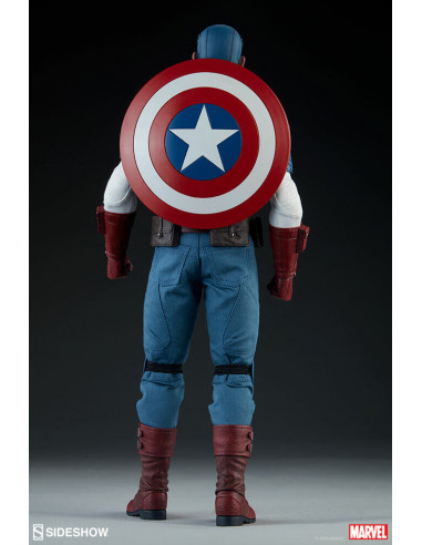 MARVEL Classic Captain America Sixth Scale Action Figure Sideshow Collectibles
