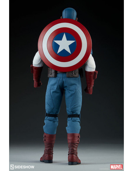 MARVEL Classic Captain America Sixth Scale Action Figure Sideshow Collectibles
