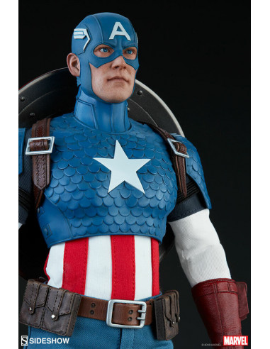 MARVEL Classic Captain America Sixth Scale Action Figure Sideshow Collectibles