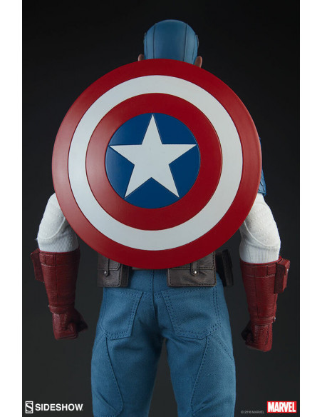MARVEL Classic Captain America Sixth Scale Action Figure Sideshow Collectibles
