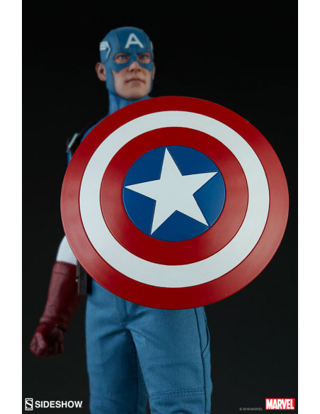 MARVEL Classic Captain America Sixth Scale Action Figure Sideshow Collectibles
