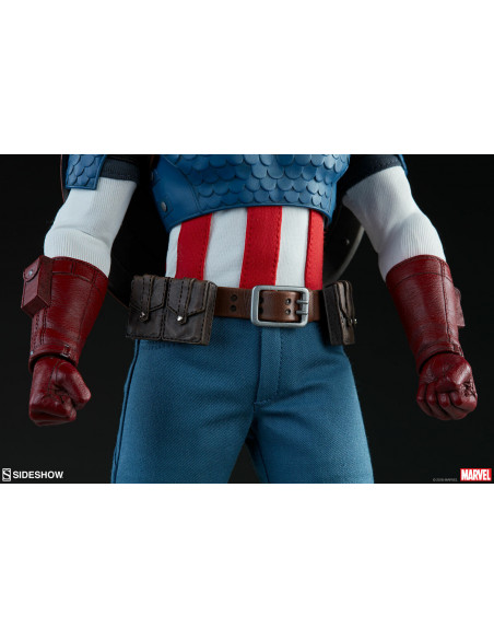 MARVEL Classic Captain America Sixth Scale Action Figure Sideshow Collectibles