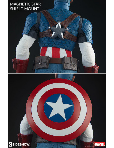 MARVEL Classic Captain America Sixth Scale Action Figure Sideshow Collectibles