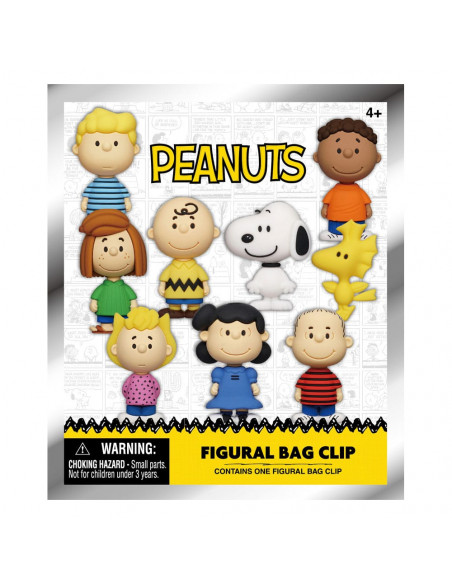 Peanuts 3D PVC Bag Clips Snoopy Series 1 Display (24)