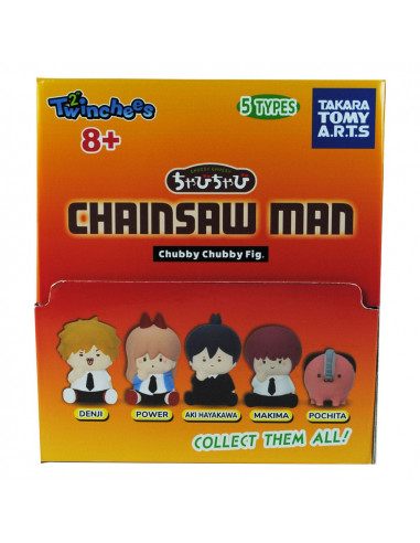 Chainsaw Man Twinchees Mini Figures Chubby Chubby 5 cm Display (24)