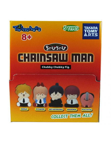 Chainsaw Man Twinchees Mini Figures Chubby Chubby 5 cm Display (24)