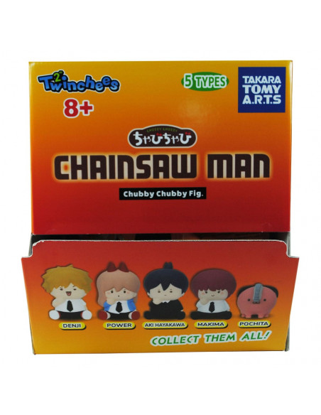 Chainsaw Man Twinchees Mini Figures Chubby Chubby 5 cm Display (24)