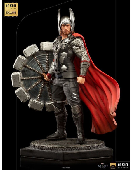 MARVEL Chris Hemsworth Thor Deluxe Infinity Statue Iron Studios 10th Exclusive