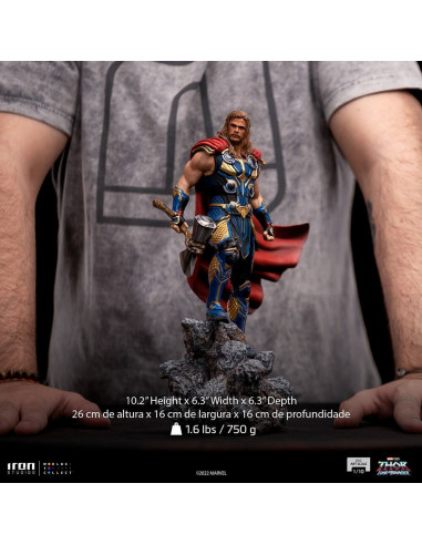 MARVEL Chris Hemsworth THOR Love and Thunder 1:10 Statue Iron Studios Sideshow