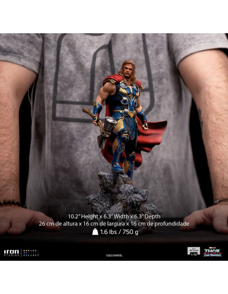 MARVEL Chris Hemsworth THOR Love and Thunder 1:10 Statue Iron Studios Sideshow