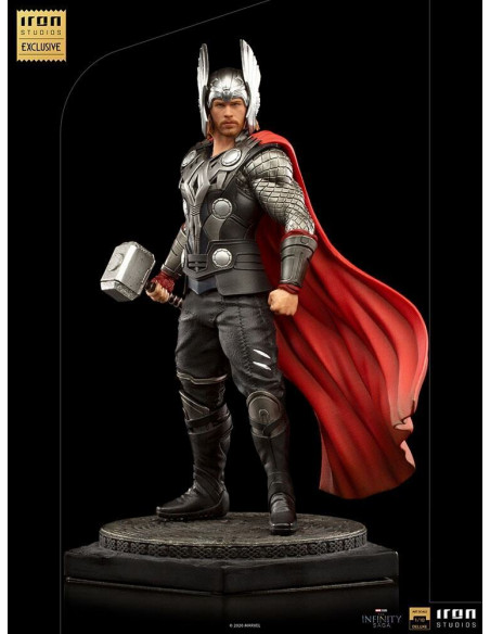 MARVEL Chris Hemsworth Thor Deluxe Infinity Statue Iron Studios 10th Exclusive