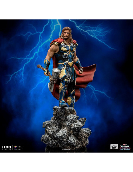 MARVEL Chris Hemsworth THOR Love and Thunder 1:10 Statue Iron Studios Sideshow