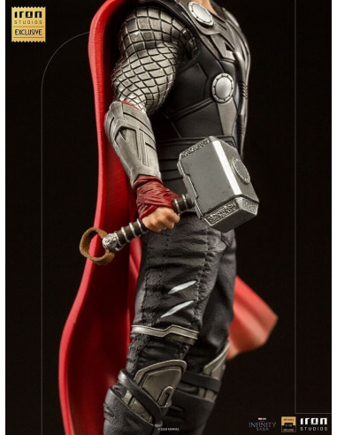 MARVEL Chris Hemsworth Thor Deluxe Infinity Statue Iron Studios 10th Exclusive