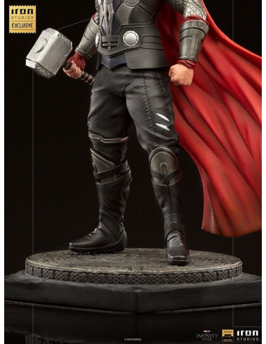 MARVEL Chris Hemsworth Thor Deluxe Infinity Statue Iron Studios 10th Exclusive