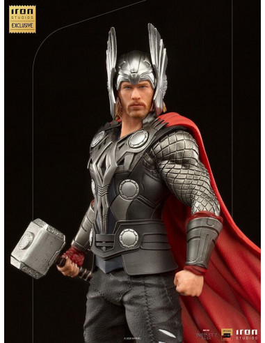 MARVEL Chris Hemsworth Thor Deluxe Infinity Statue Iron Studios 10th Exclusive