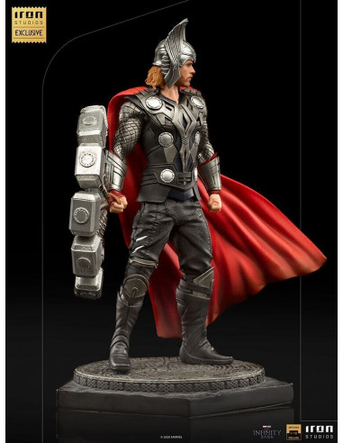 MARVEL Chris Hemsworth Thor Deluxe Infinity Statue Iron Studios 10th Exclusive
