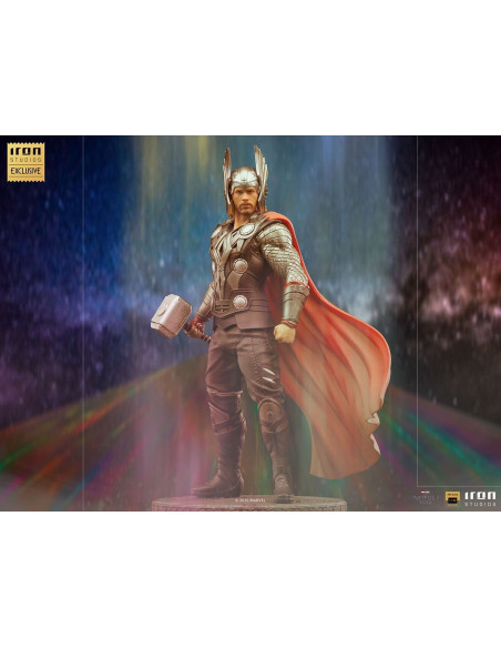 MARVEL Chris Hemsworth Thor Deluxe Infinity Statue Iron Studios 10th Exclusive