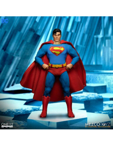 ONE:12 Collective Superman Classic Man of Steel Mtal BoxE Action Figure Mezco
