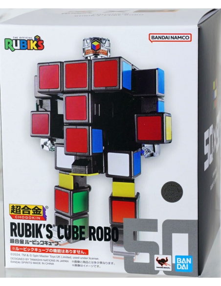 Chogokin Rubik`s Cube Robo IL CUBO DI RUBIK ROBOT Bandai Tamashii Official